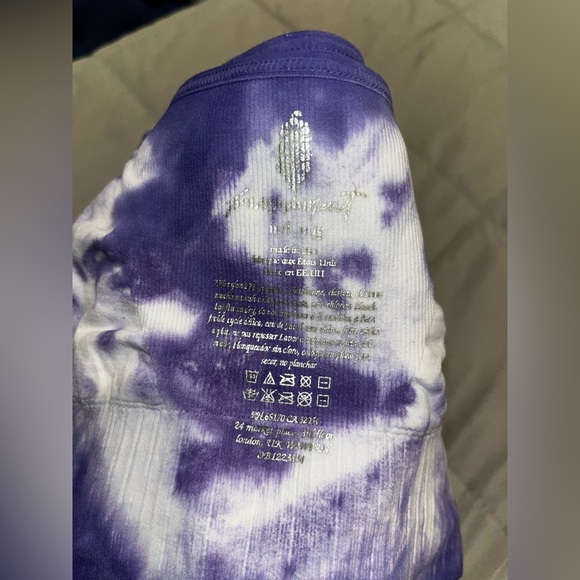 Free People Good Karma Bra Tie Dye Atlas mountain size M/L with Logo - Picture 11 of 12